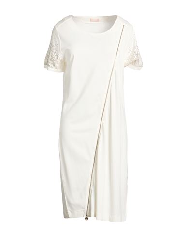 Midi-Kleid Damen Elfenbein M Damen