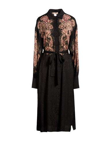 Vestido midi Mujer Negro 42 Mujer