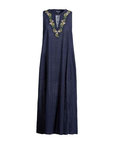 Vestido midi Mujer Azul marino XS Mujer