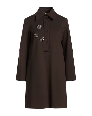 Mini-Kleid Damen Schokobraun 32,34,36,40 Damen