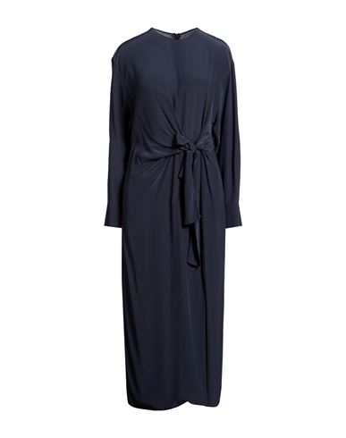 Vestido midi Mujer Azul marino 38 Mujer