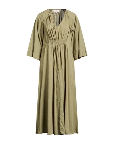Xirena Xírena Woman Midi Dress Sage Green Size L Cotton