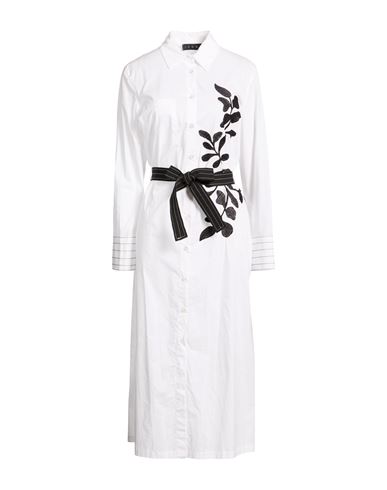 Midi-Kleid Damen Weiß 32,36,38 Damen