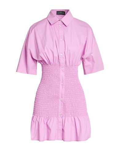 Gaelle Paris Gaëlle Paris Woman Mini Dress Mauve Size 4 Cotton In Purple