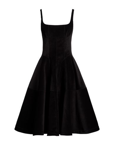 Vestido midi Mujer Negro 36 Mujer