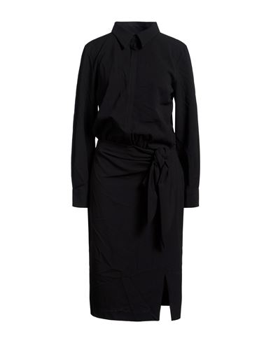 Midi-Kleid Damen Schwarz M,S Damen