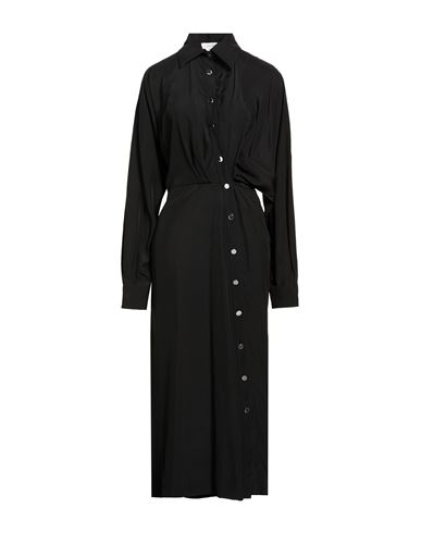 Vestido midi Mujer Negro 36 Mujer