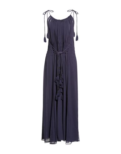Maxi-Kleid Damen Marineblau M Damen