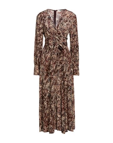 Maxi-Kleid Damen Schokobraun 36,38 Damen