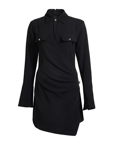 Imperial Woman Mini Dress Black Size Xs Polyester, Elastane