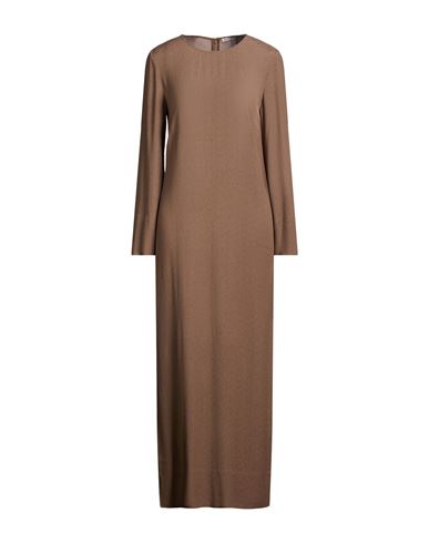 Maxi-Kleid Damen Braun 36,38,40 Damen