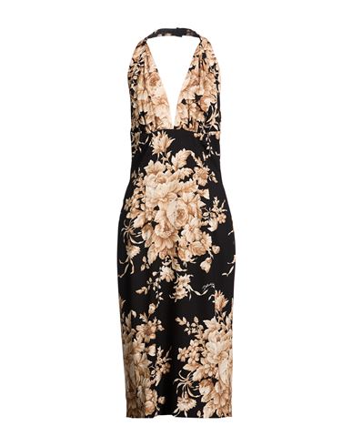 Dolce&Gabbana Vestido midi Mujer Negro 42 Mujer