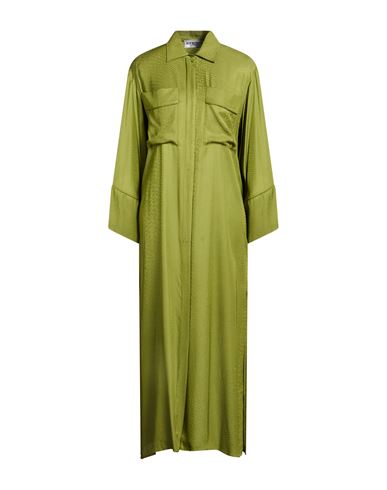 Maxi-Kleid Damen Limettengrün 32,34,36 Damen