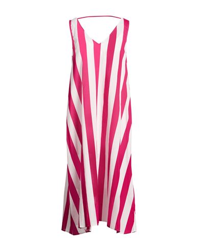 Vestido midi Mujer Magenta 38 Mujer