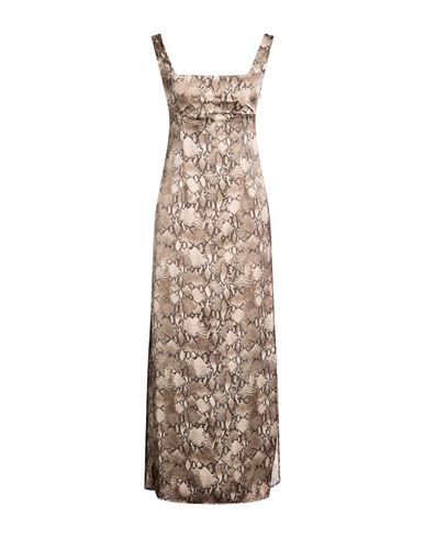 HUGO Maxi-Kleid Damen Beige 34,36,38,42 Damen