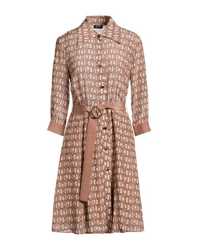 Minivestido Mujer Marrón claro 38 Mujer