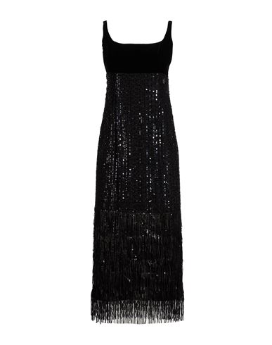 Vestido midi Mujer Negro 36,38,40 Mujer