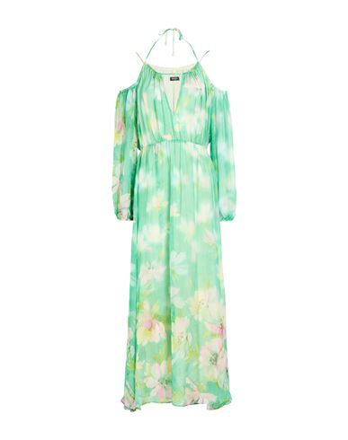 Liu •jo Woman Maxi Dress Light Green Size 6 Viscose, Silk