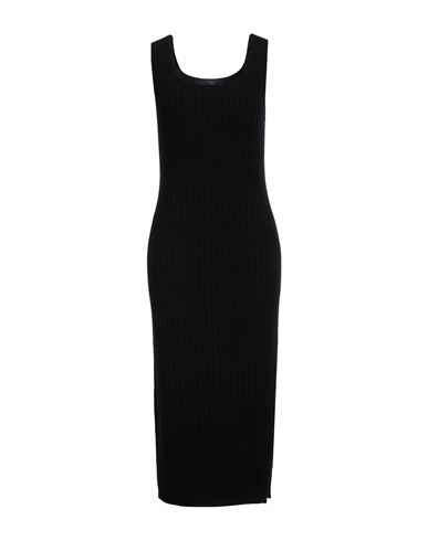 Midi-Kleid Damen Schwarz L Damen