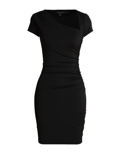 Guess Woman Mini Dress Black Size L Polyamide, Elastane