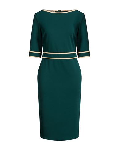 Vestido midi Mujer Verde oscuro S Mujer