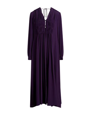 Vestido midi Mujer Morado 38 Mujer