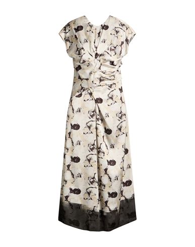 Aviù Vestido midi Mujer Marfil 36,38 Mujer