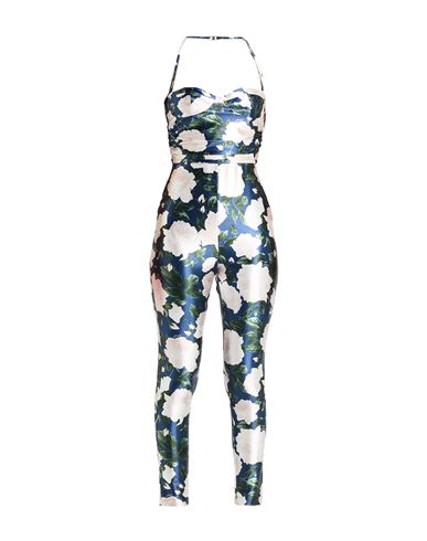Blugirl Woman Jumpsuit Blue Size 4 Polyester, Elastane