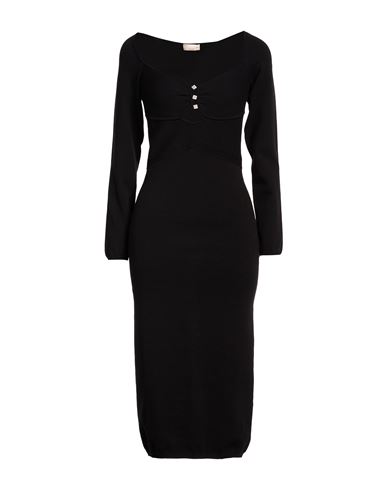 Vestido midi Mujer Negro S Mujer