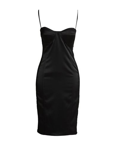Silence Limited Woman Mini Dress Black Size Xs Pes, Elastane