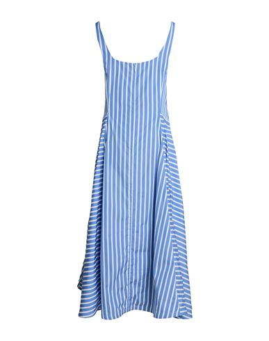 Sara Roka Woman Maxi Dress Light Blue Size 4 Cotton