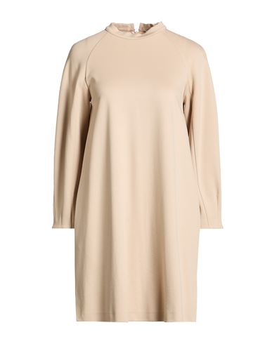 Suoli Woman Mini Dress Beige Size 4 Viscose, Polyamide, Elastane In Nude