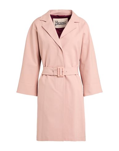 Herno Woman Overcoat & Trench Coat Blush Size 6 Cotton, Elastane In Pink
