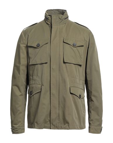 Bottega Martinese Man Jacket Military Green Size 34 Polyester