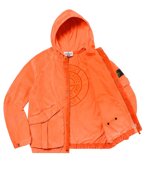 Supreme stone island corduroy jacket black Clearance