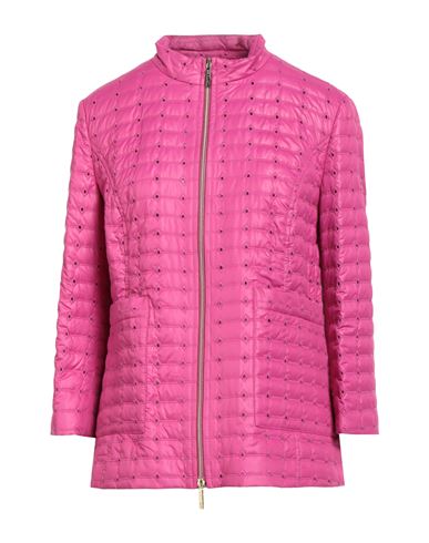 Up To Be Woman Jacket Fuchsia Size 10 Polyester In Pink