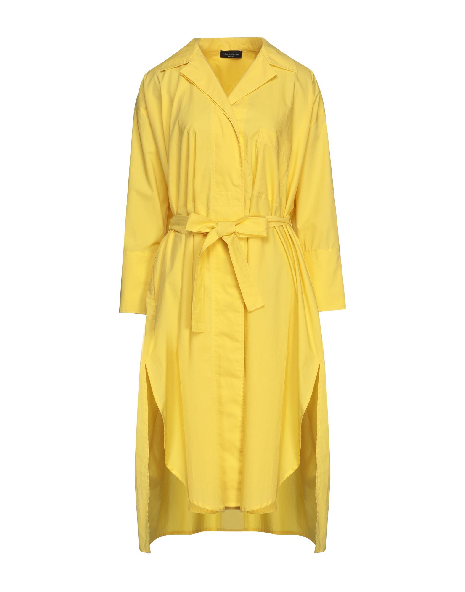 Roberto Collina Overcoats In Yellow