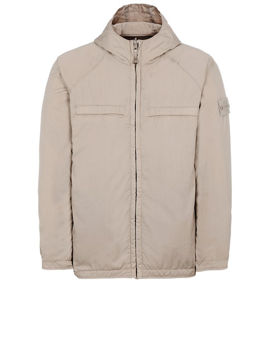 Sold out - STONE ISLAND 441F1 GHOST PIECE_STRETCH WOOL NYLON<br>REVERSIBILE  Blouson Homme Beige