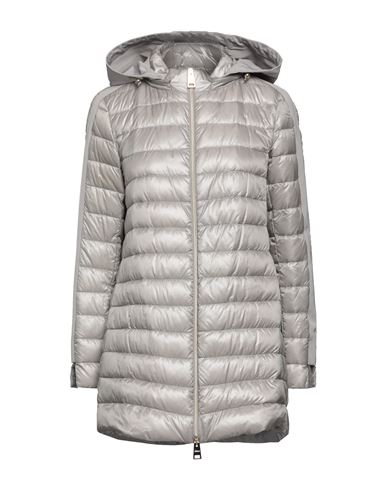 Herno Woman Down Jacket Grey Size 6 Polyamide, Polyester, Cotton