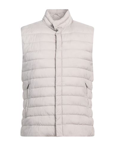 Man Puffer Light grey Size 40 Polyamide, Polyurethane, Acetate, Polyester