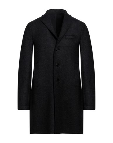 Harris Wharf London Man Coat Black Size 44 Virgin Wool