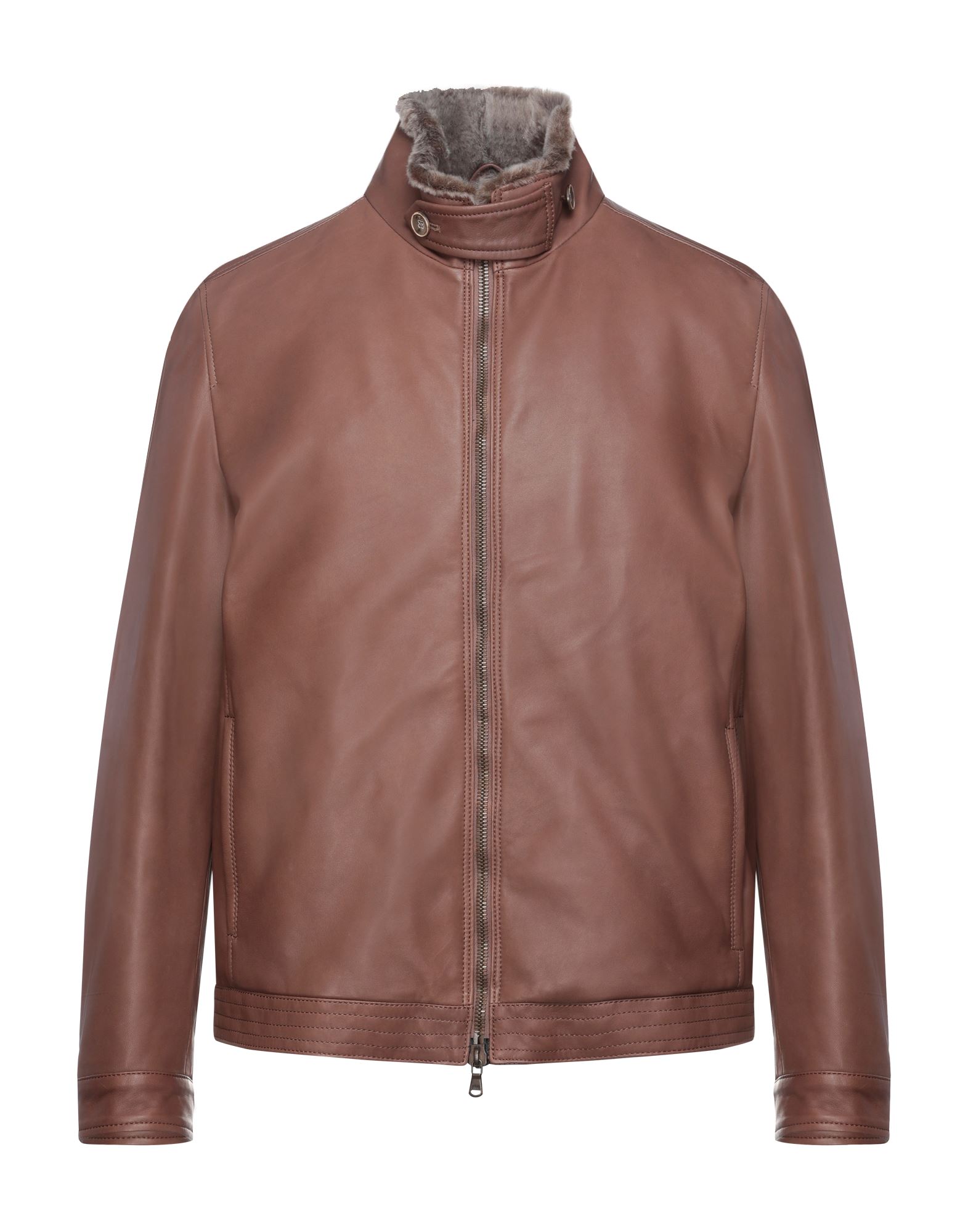 Latini Finest Leather Jackets In Brown