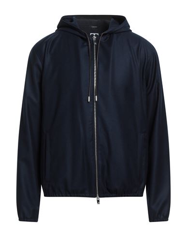 Tombolini Man Jacket Midnight Blue Size 40 Virgin Wool