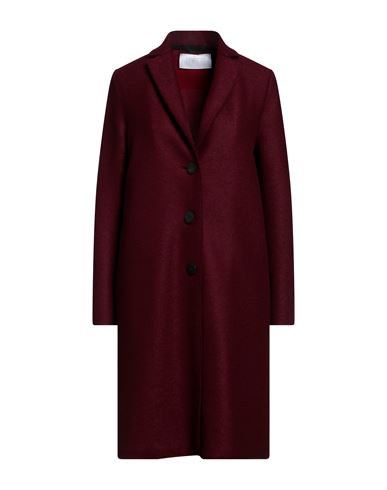 Harris Wharf London Woman Coat Burgundy Size 4 Virgin Wool, Polyester In Red