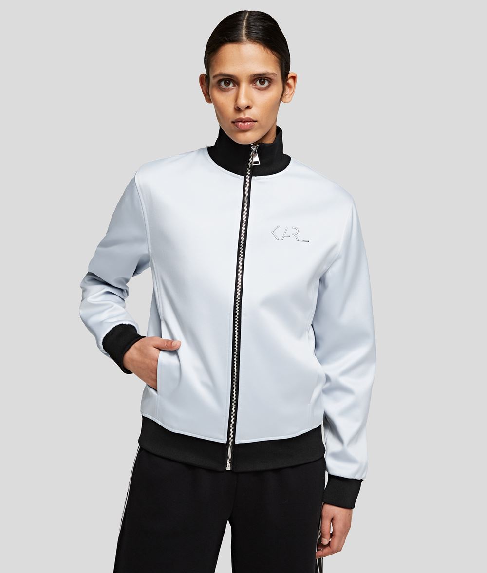 Karl Lagerfeld BOMBER EN SATIN