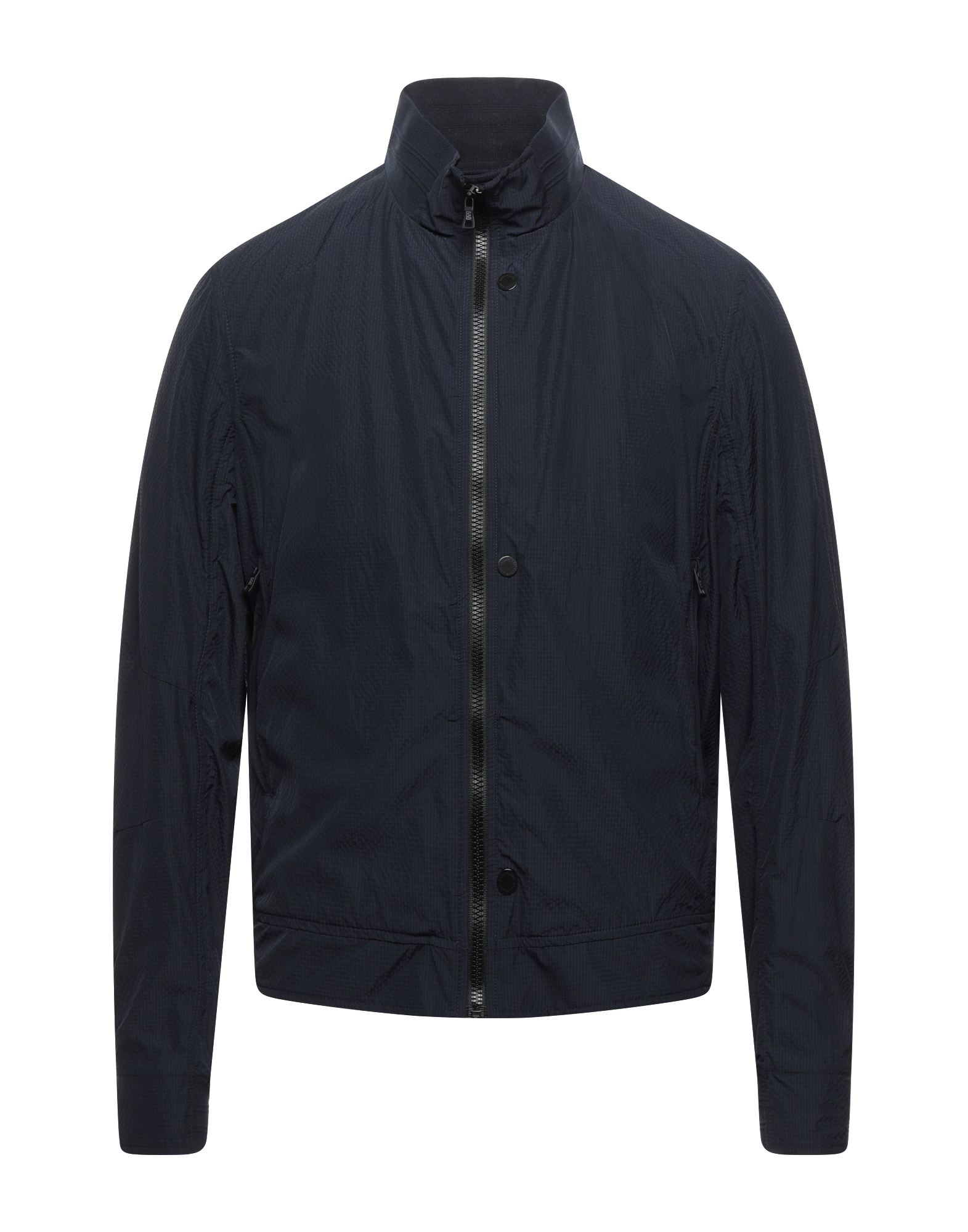 Shop Esemplare Jackets In Dark Blue