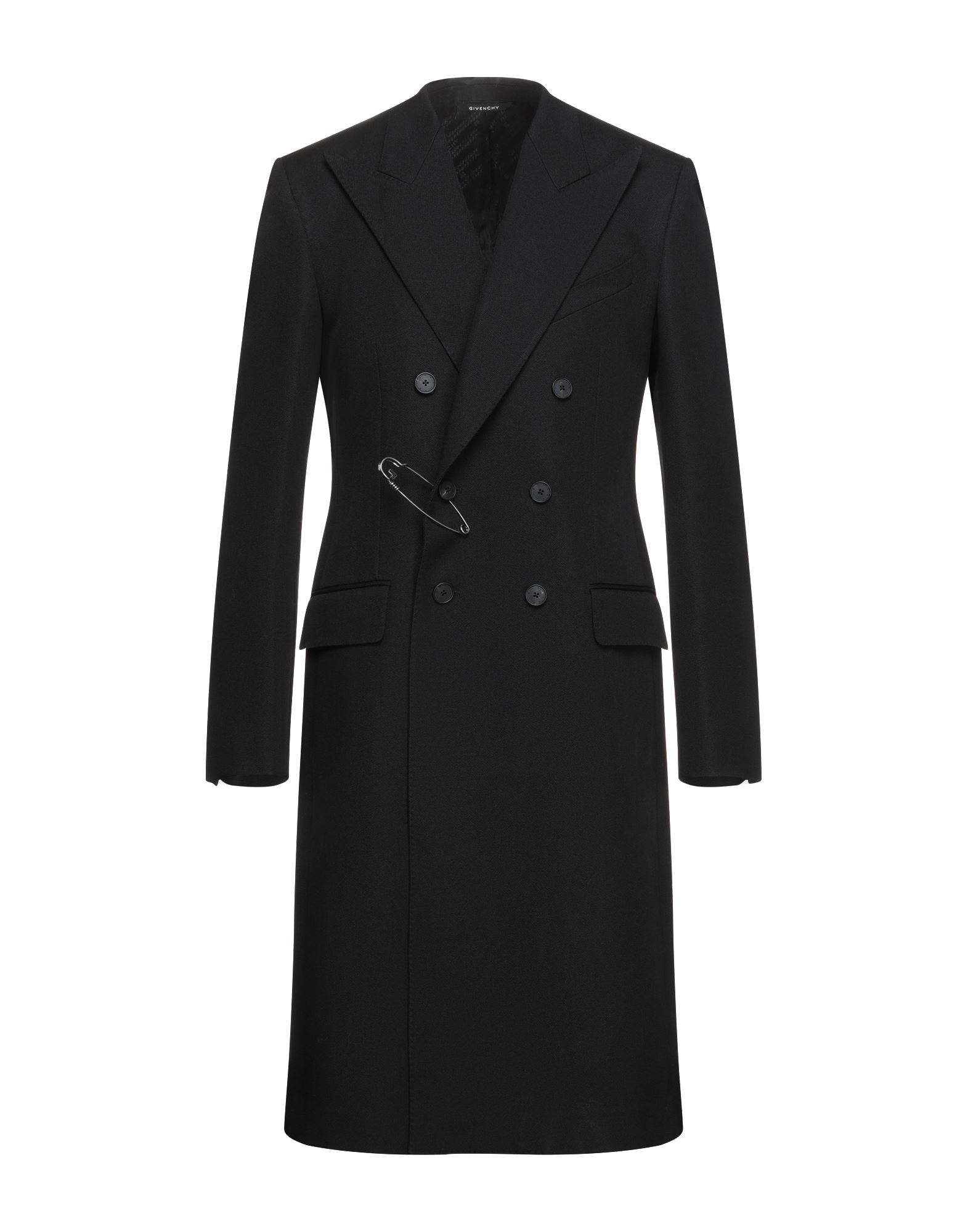 Givenchy Overcoats In Black