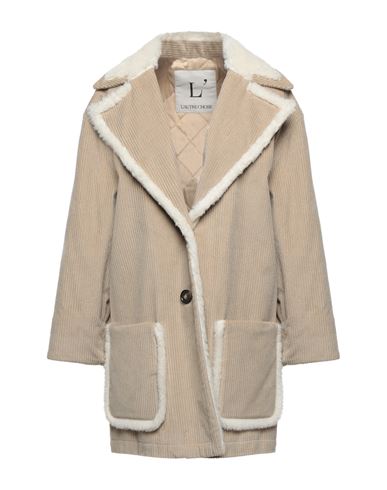 Shop L'autre Chose L' Autre Chose Woman Coat Beige Size 4 Cotton