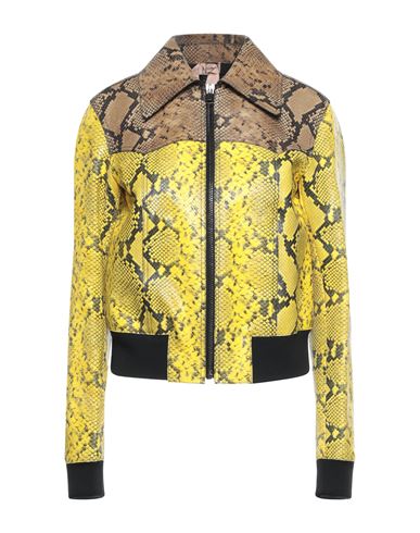 N°21 Woman Jacket Yellow Size 4 Textile Fibers In Yellow