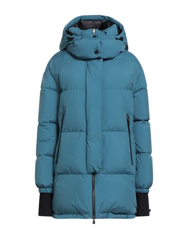 Herno Laminar Woman Puffer Pastel Blue Size 6 Polyester, Gore-tex In Blue